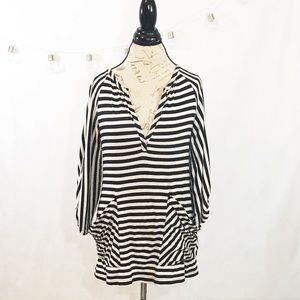 Oonagh Nanette Lepore Black & White Tunic